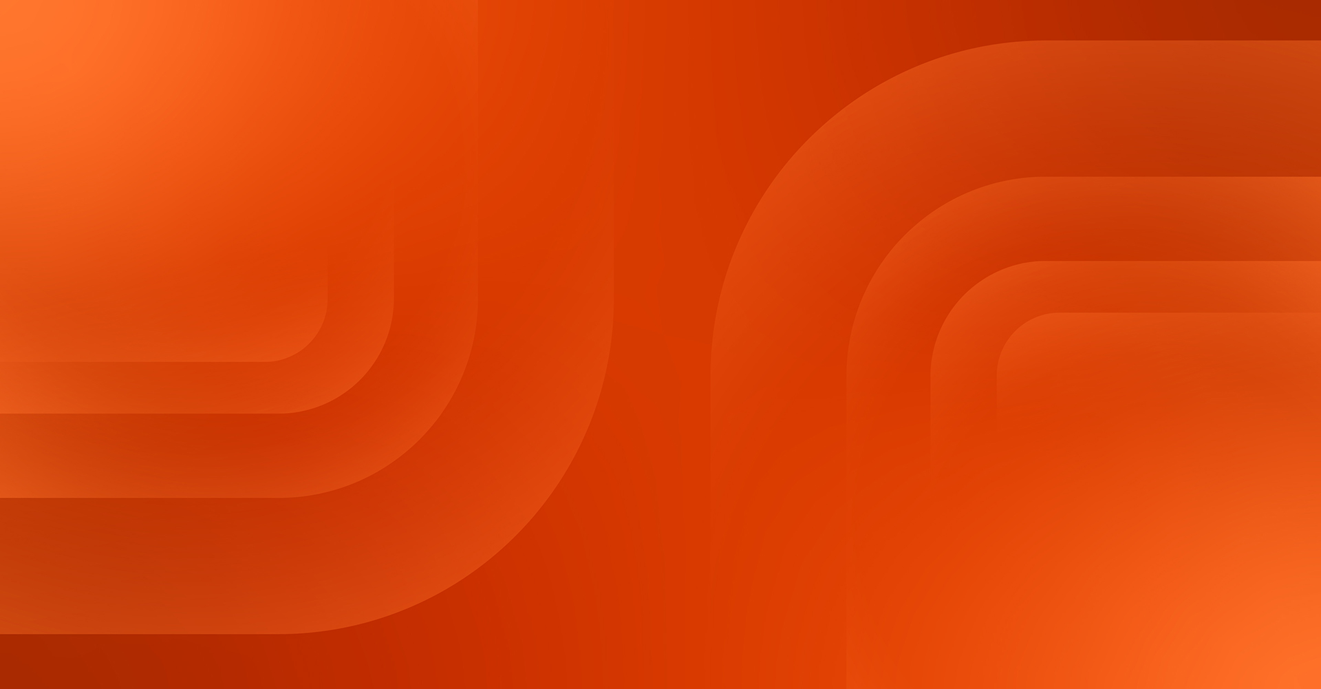 Abstract image with overlapping rounded orange shapes and gradients, creating a smooth, layered background pattern.