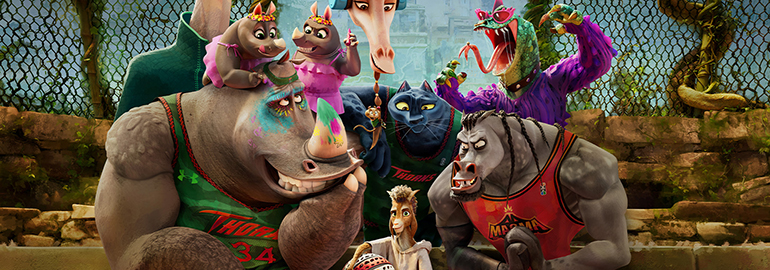 Image of the characters from the movie GOAT.