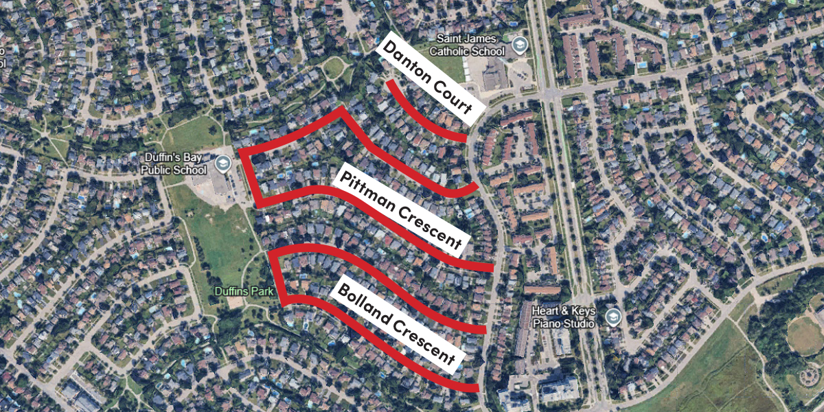 construction notice map - danton pittman bolland